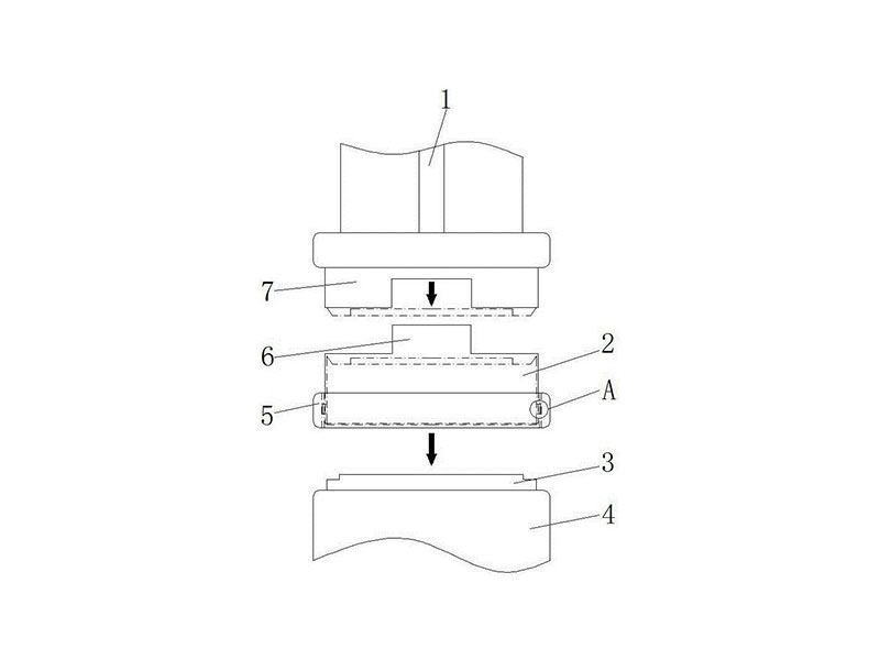 Utility model patent An easy-to-use dispensing nozzle head fixture